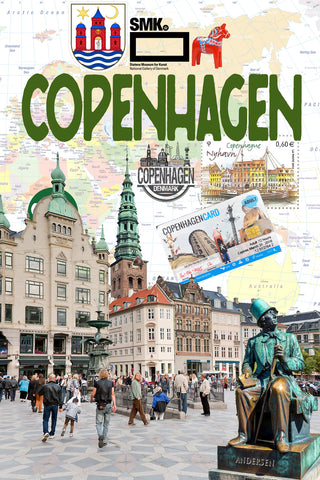 Copenhagen Retro Poster