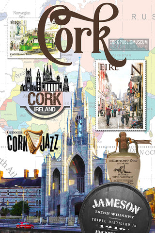 Cork Retro Poster