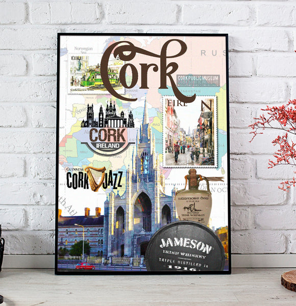 Cork Retro Poster