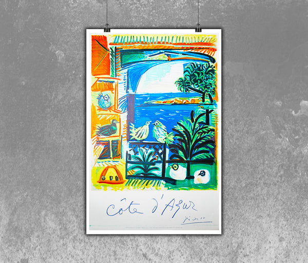 Cote d'Azur Poster by Picasso 1962