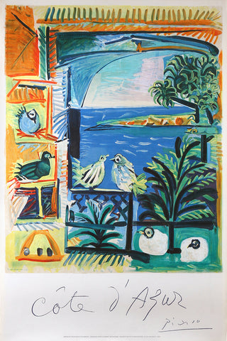 Cote d'Azur Poster by Picasso 1962