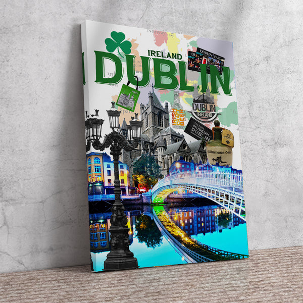 Dublin Retro Poster