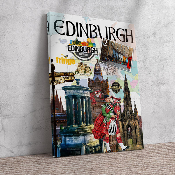 Edinburgh Retro Poster