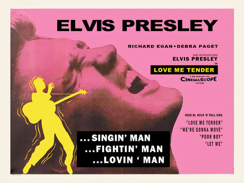 Elvis Presley's Love Me Tender Movie Poster&nbsp;
