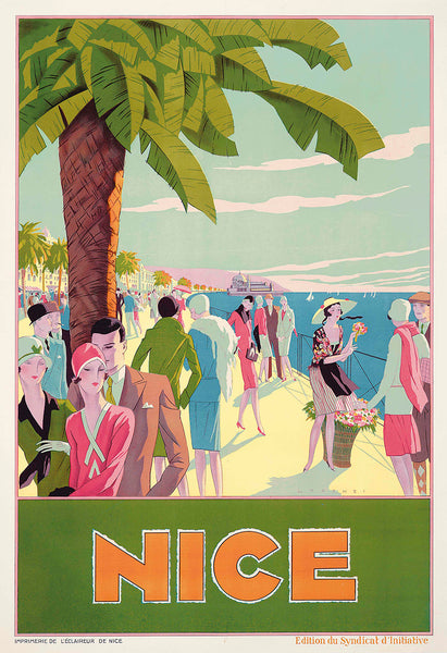 Nice Vintage Travel Poster 1930 by Fabius Lorenzi