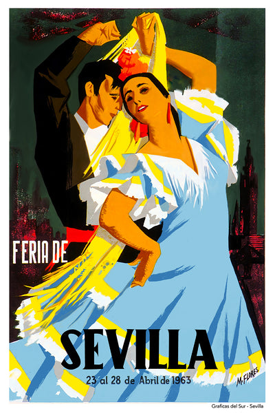 Sevilla Festival Poster Feria de Abril 1963