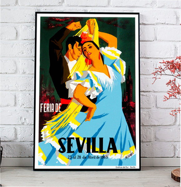 Sevilla Festival Poster Feria de Abril 1963