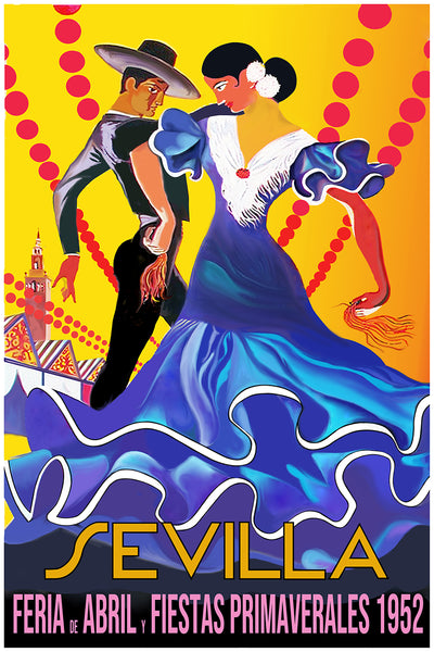 Sevilla Feria de Abril 1952 Poster