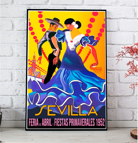 Sevilla Feria de Abril 1952 Poster