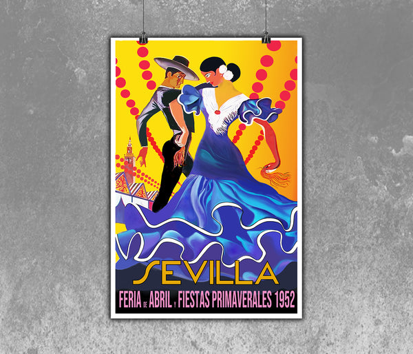 Sevilla Feria de Abril 1952 Poster