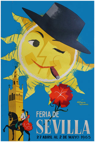 Sevilla Festival Poster Feria de Abril, 1965