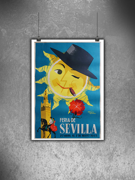 Sevilla Festival Poster Feria de Abril, 1965