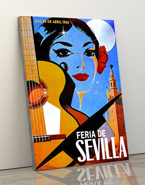 Sevilla Festival Poster Feria de Abril 1966 by Alvarez Gomez