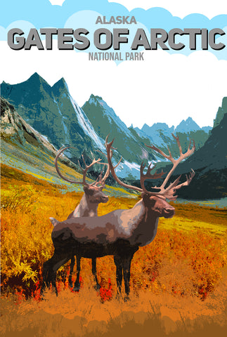 Gates of Arctic national Park Poster @citieswelove.store