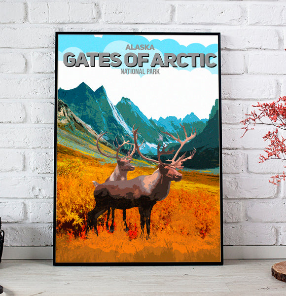 Gates of Arctic national Park Poster @citieswelove.store