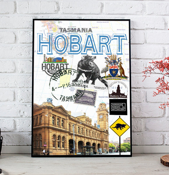 hobart Retro Poster