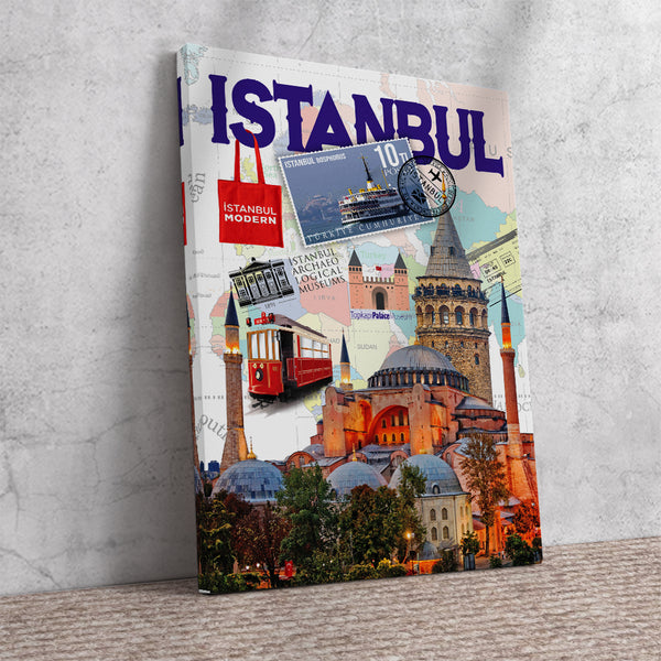 Istanbul Retro Poster