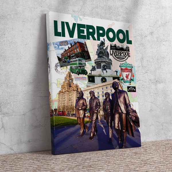 Liverpool Retro Poster