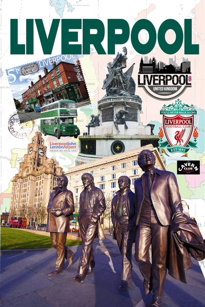 Lİverpool Retro Poster