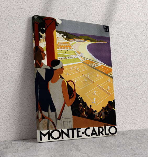 Monte Carlo Vintage Poster by Roger Broders