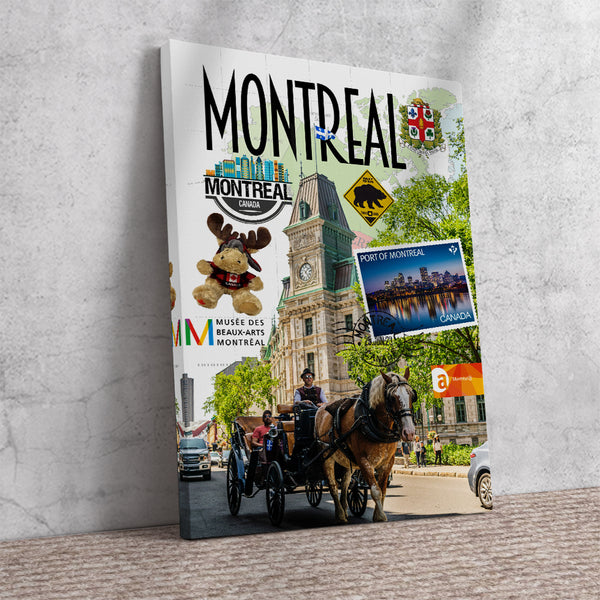 Montreal Retro Poster