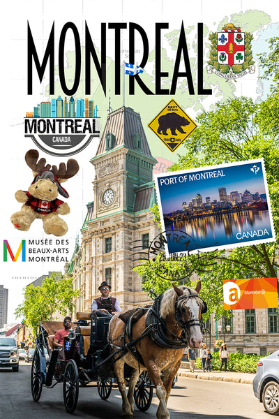 Montreal Retro Poster