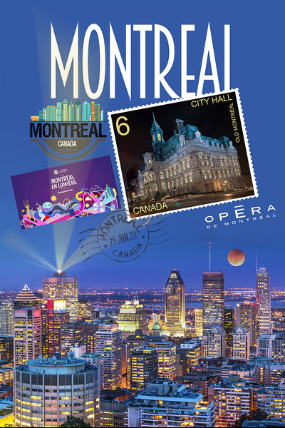 Montreal Retro Poster