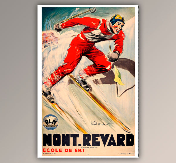 Mont Revard Ecole de Ski by Paul Ordner