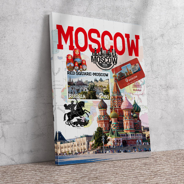 Moscow Retro Poster