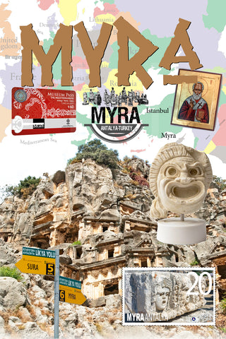 Myra Retro Poster