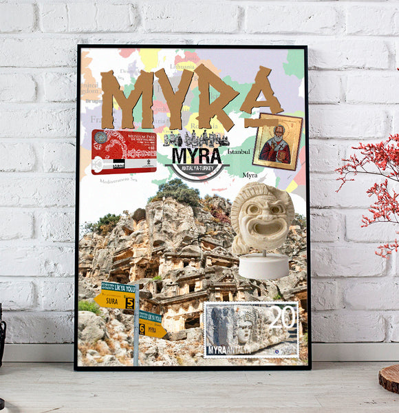 Myra Retro Poster