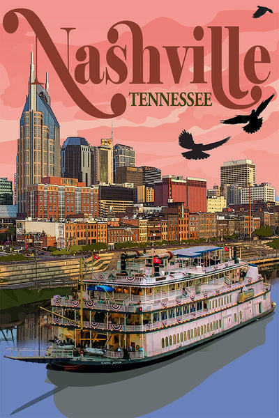 Nashville Retro Poster 2