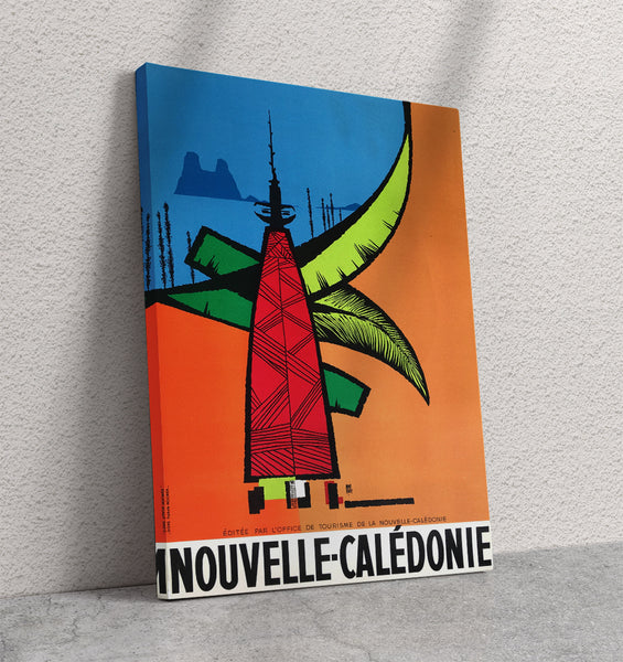 Nouvelle Caledonie (New Caledonia) Vintage Travel Poster