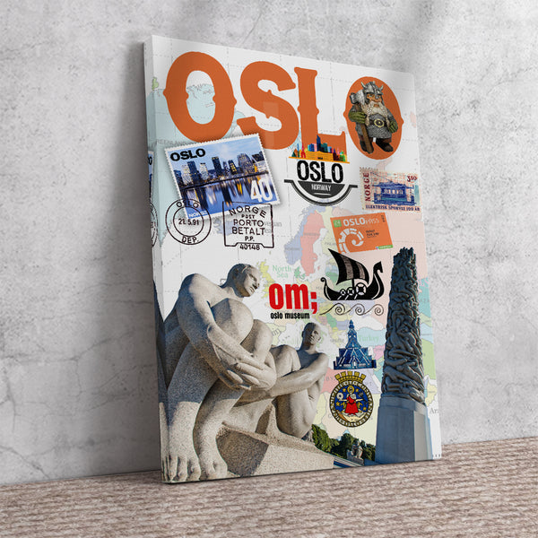 Oslo Retro Poster