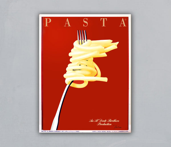 Pasta Poster by Razzia 2007