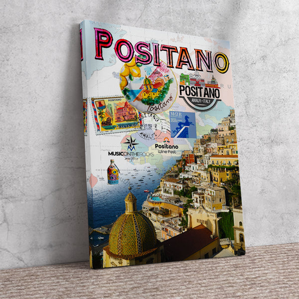 Positano Retro Poster