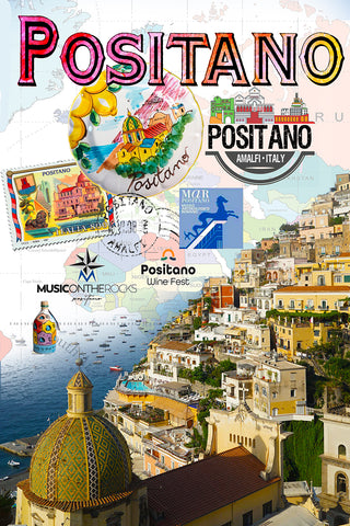 Positano Retro Poster