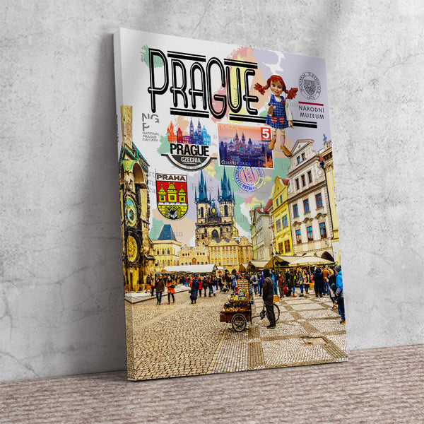 Prague Retro Poster