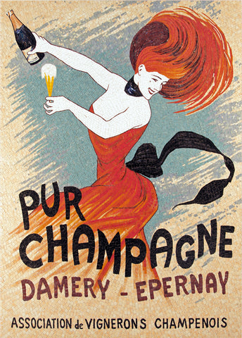 Pur Champagne Advertising Poster
