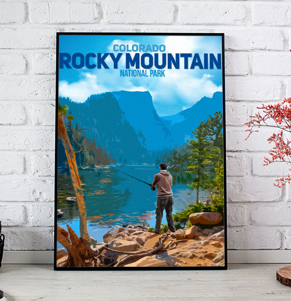 Rocky Mountain National Park Poster @Citieswelove.store