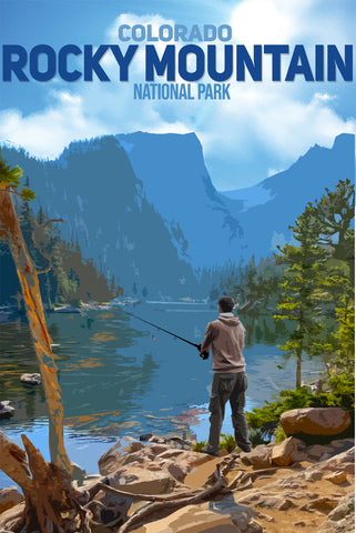 Rocky Mountain  National Park Poster
