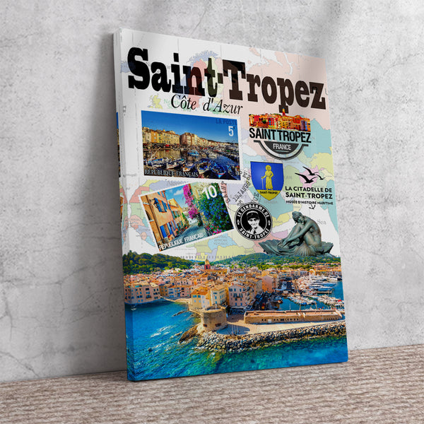 Staint Tropez Retro Poster