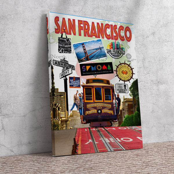 San Francisco Retro Poster