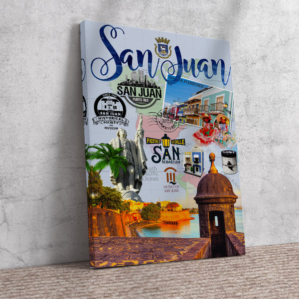 San Juan Retro Poster