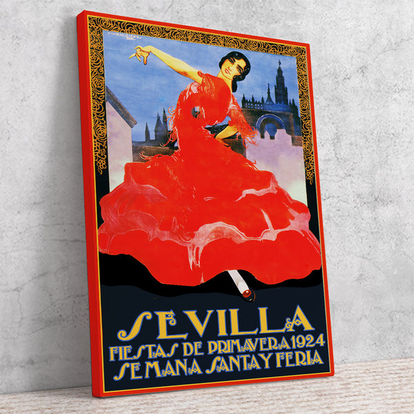 Sevilla Fiestas de Primavera  Poster 1924