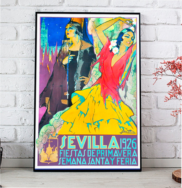 Sevilla Fiestas de Primavera 1926 Poster