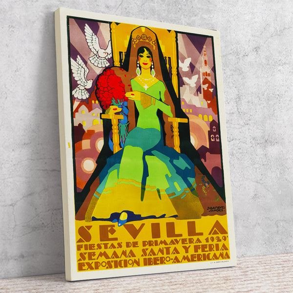 Sevilla Fiestas de Primavera 1929 Poster