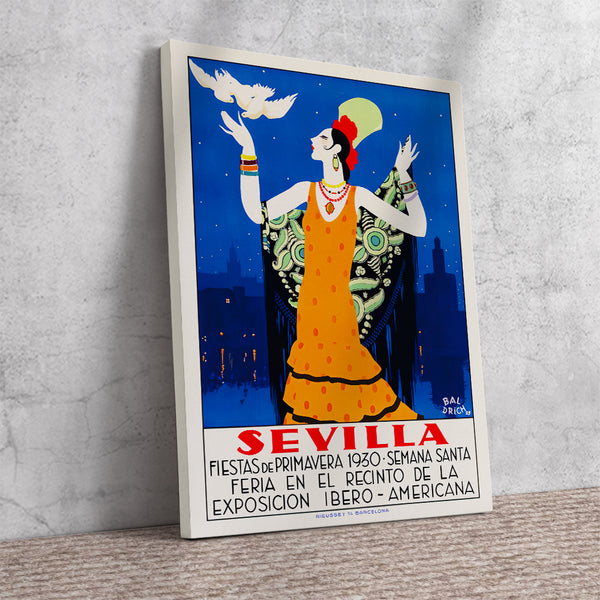 Sevilla Festival Poster Feria de Abril 1930<br>by Baldrich 1929