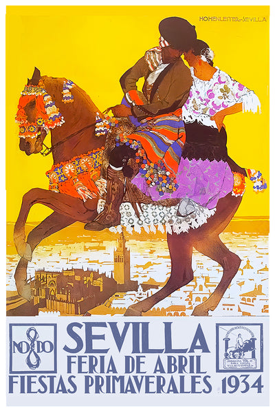 Sevilla Feria de Abril  1934 Poster