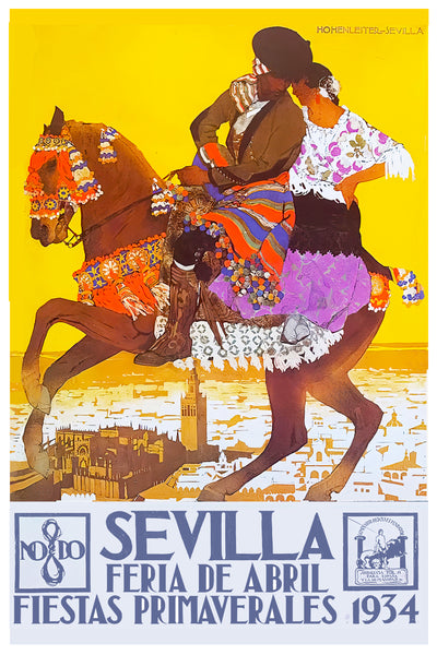 Sevilla Feria de Abril 1934 Poster